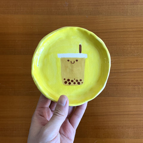 Ceramic Trinket Dish | Bubble Tea