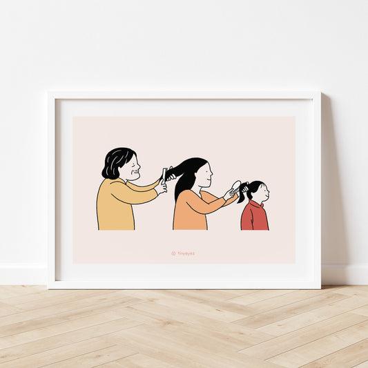 From Mother to Daughter Art Print